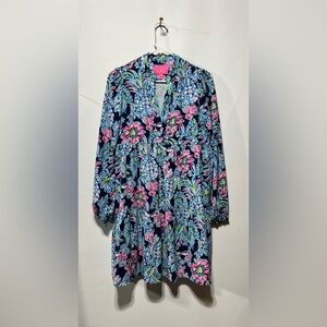 Lilly Pulitzer Winona Dress In Pineapple Paradise‎ Print Size XS NWOT